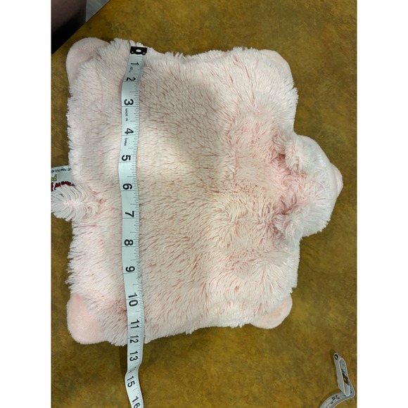 Pillow Pets Pee-wees Pink Pig Plush Stuffed Animal Small 11 inch Travel Pillow - Picture 9 of 9